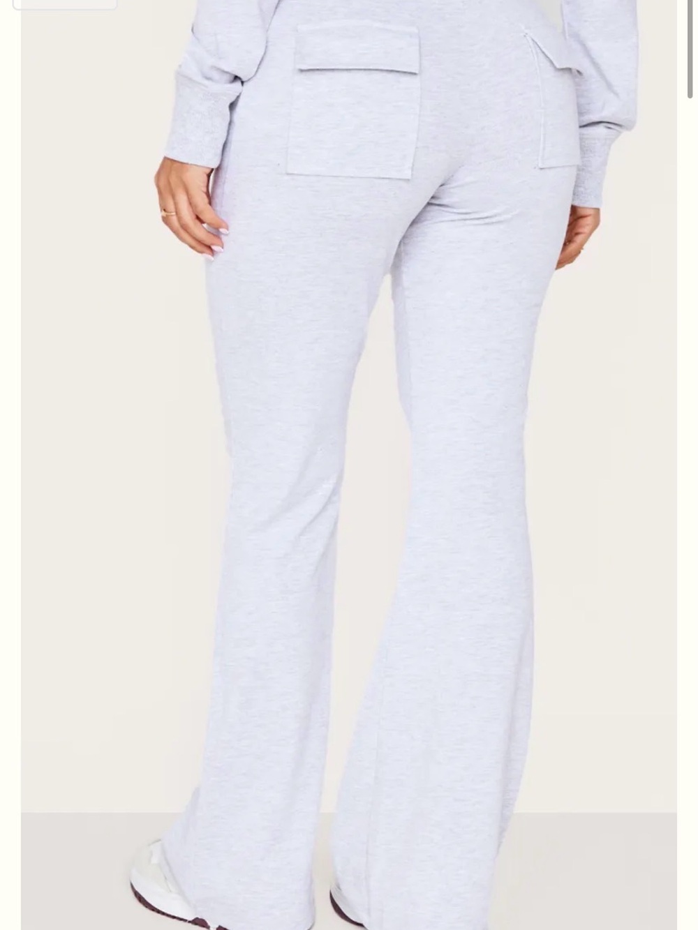 PrettyLittleThing Light Gray Drawstring Joggers - Picture 3 of 3